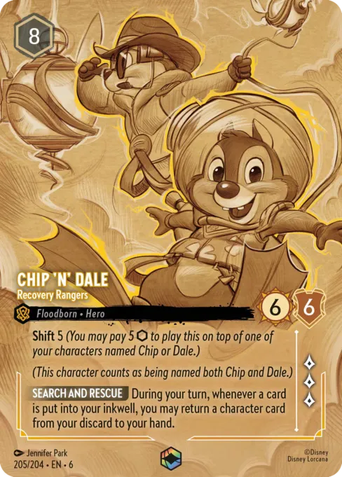 Chip 'n' Dale - Recovery Rangers · Azurite Sea 205/204