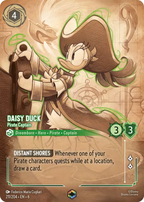 Daisy Duck - Pirate Captain · Azurite Sea 211/204