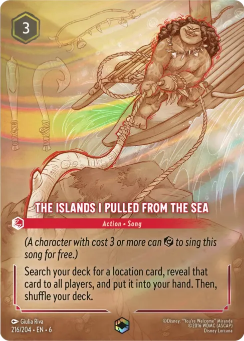 The Islands I Pulled From the Sea · Azurite Sea 216/204