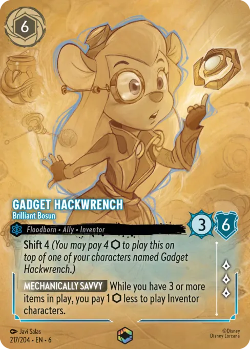 Gadget Hackwrench - Brilliant Bosun · Azurite Sea 217/204