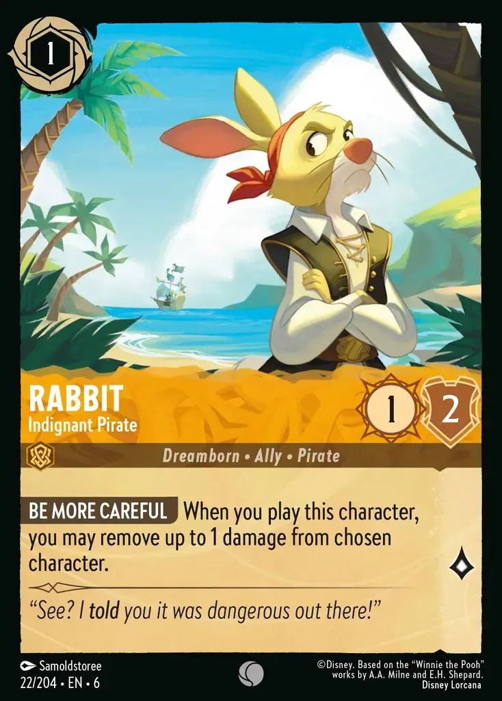 Rabbit - Indignant Pirate · Azurite Sea 22/204