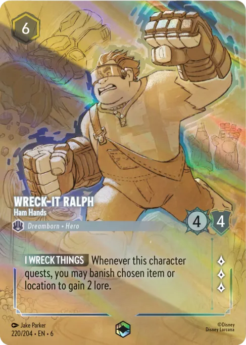 Wreck-It Ralph - Ham Hands · Azurite Sea 220/204