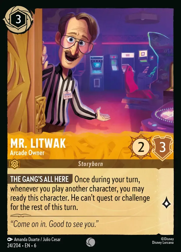 Mr. Litwak - Arcade Owner · Azurite Sea 24/204