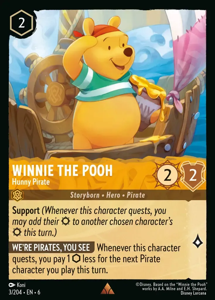 Winnie the Pooh - Hunny Pirate · Azurite Sea 3/204