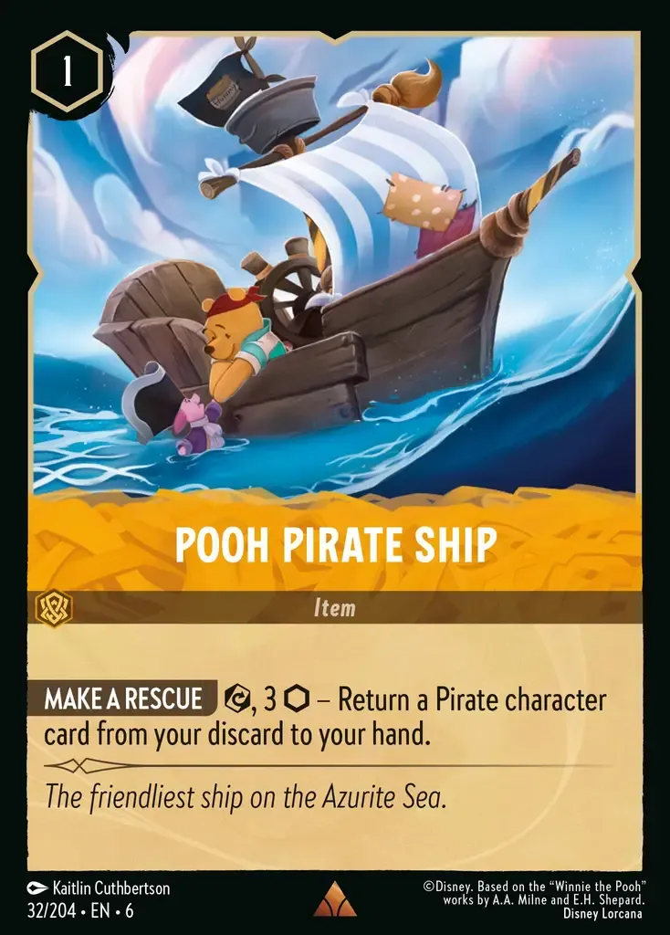 Pooh Pirate Ship · Azurite Sea 32/204