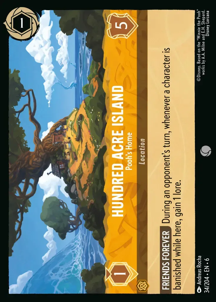 Hundred Acre Island - Pooh's Home · Azurite Sea 34/204