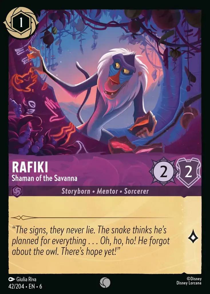 Rafiki - Shaman of the Savanna · Azurite Sea 42/204