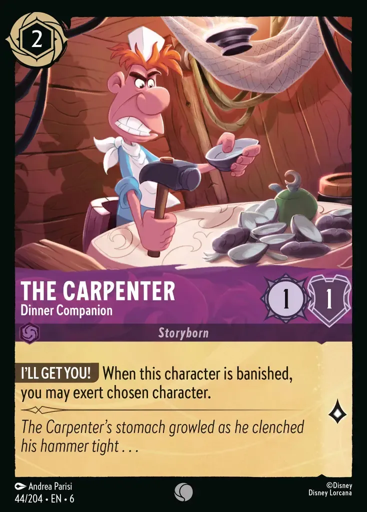 The Carpenter - Dinner Companion · Azurite Sea 44/204