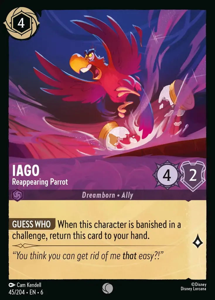 Iago - Reappearing Parrot · Azurite Sea 45/204
