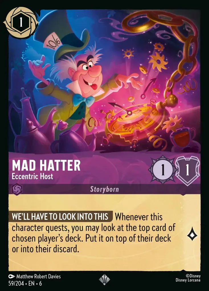 Mad Hatter - Eccentric Host · Azurite Sea 59/204