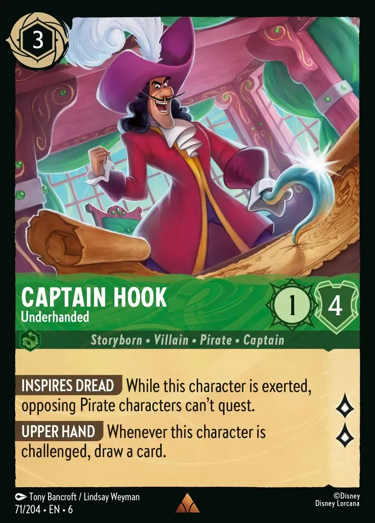 Captain Hook - Underhanded · Azurite Sea 71/204