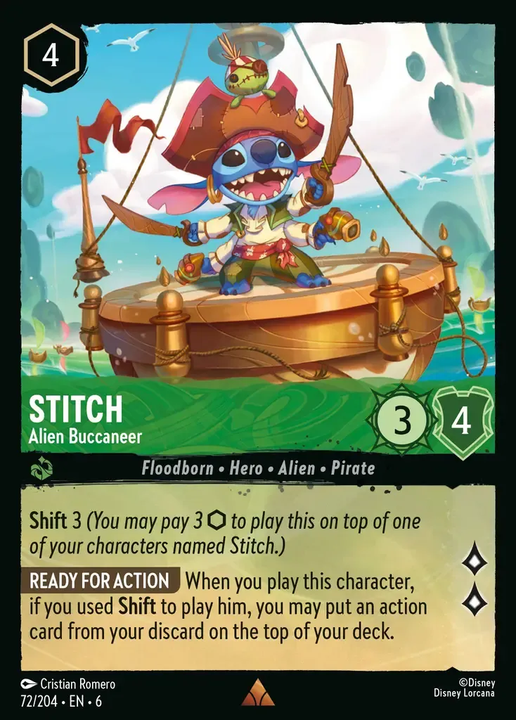 Stitch - Alien Buccaneer · Azurite Sea 72/204