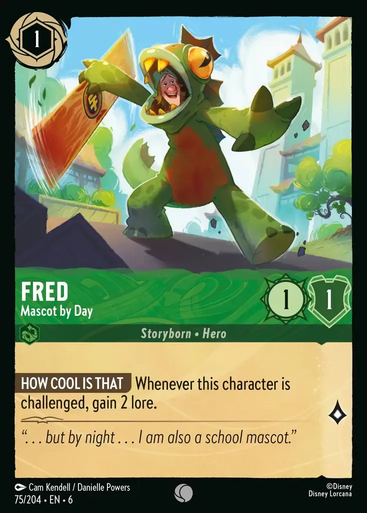 Fred - Mascot by Day · Azurite Sea 75/204