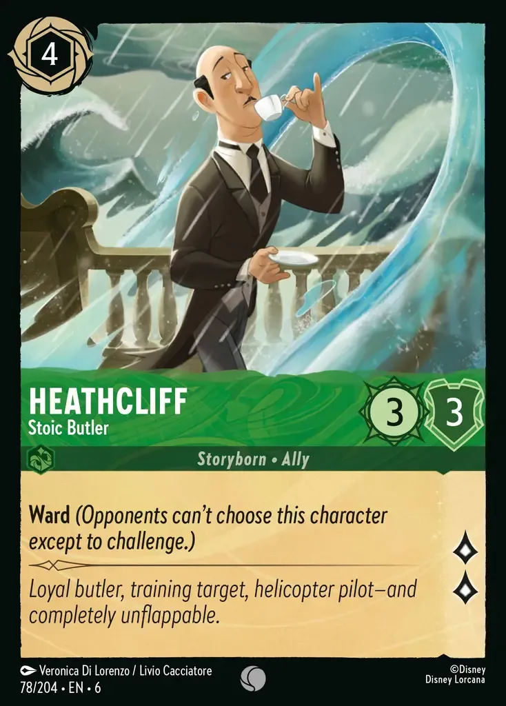 Heathcliff - Stoic Butler · Azurite Sea 78/204