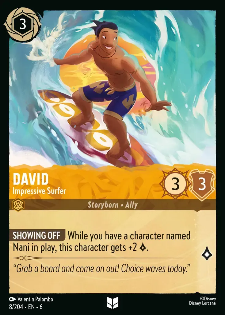 David - Impressive Surfer · Azurite Sea 8/204