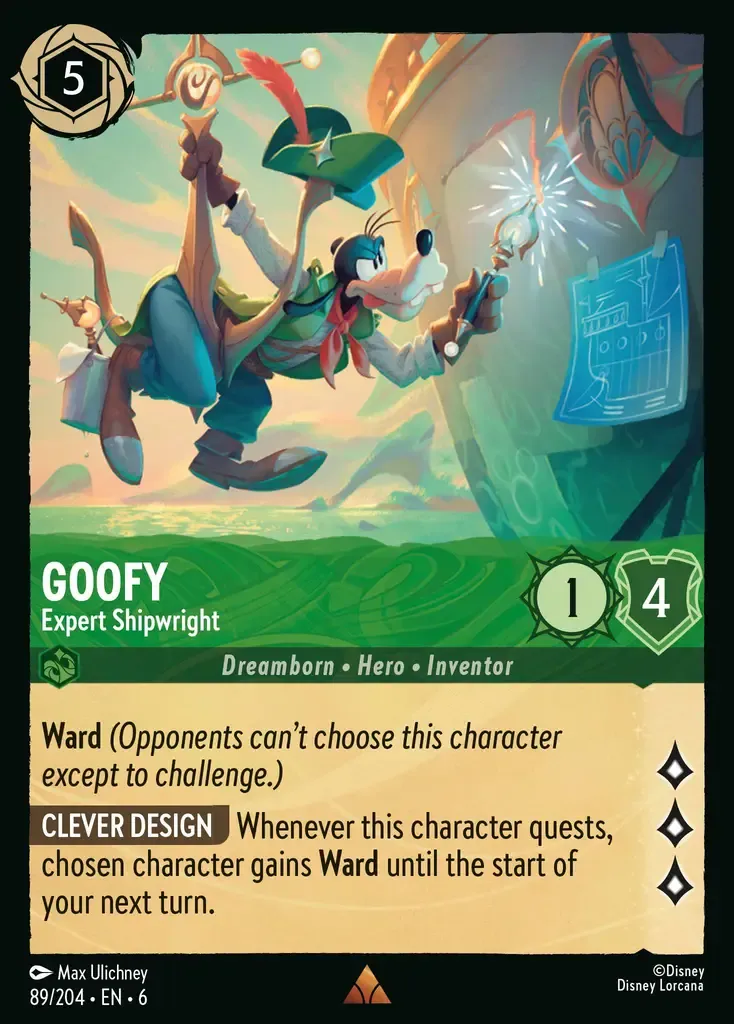 Goofy - Expert Shipwright · Azurite Sea 89/204