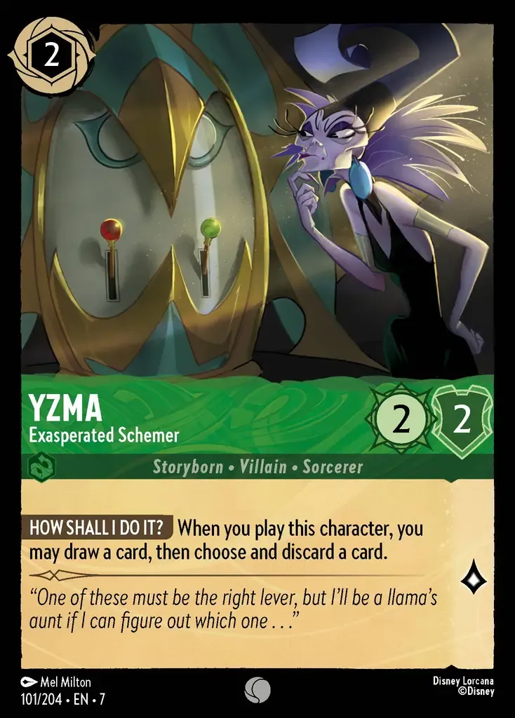 Yzma - Exasperated Schemer · Archazia's Island 101/206