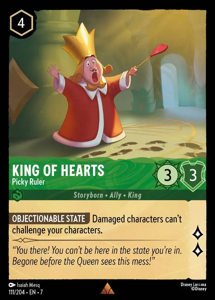 King of Hearts - Picky Ruler · Archazia's Island 111/206