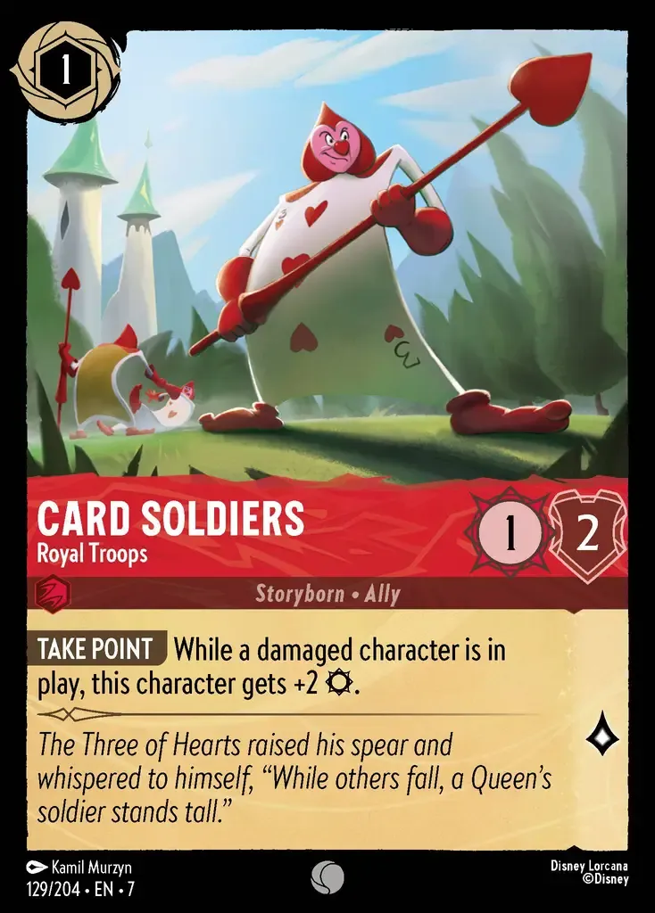 Card Soldiers - Royal Troops · Archazia's Island 129/206