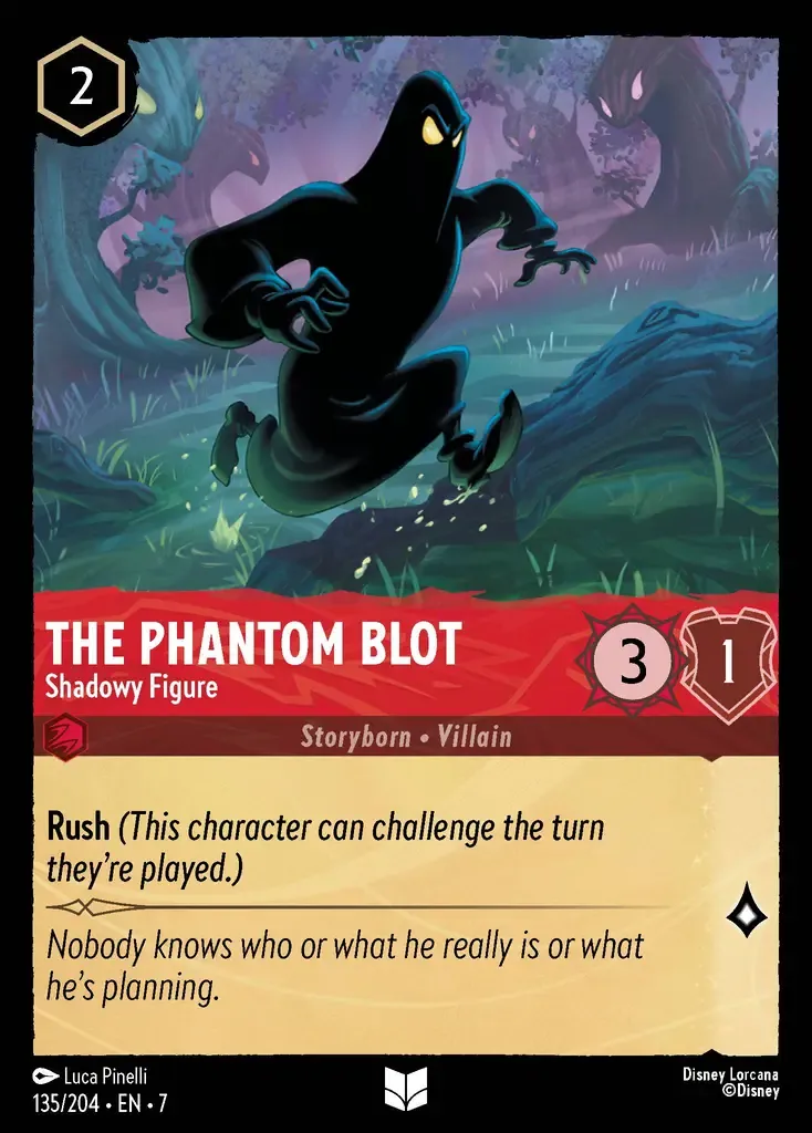 The Phantom Blot - Shadowy Figure · Archazia's Island 135/206