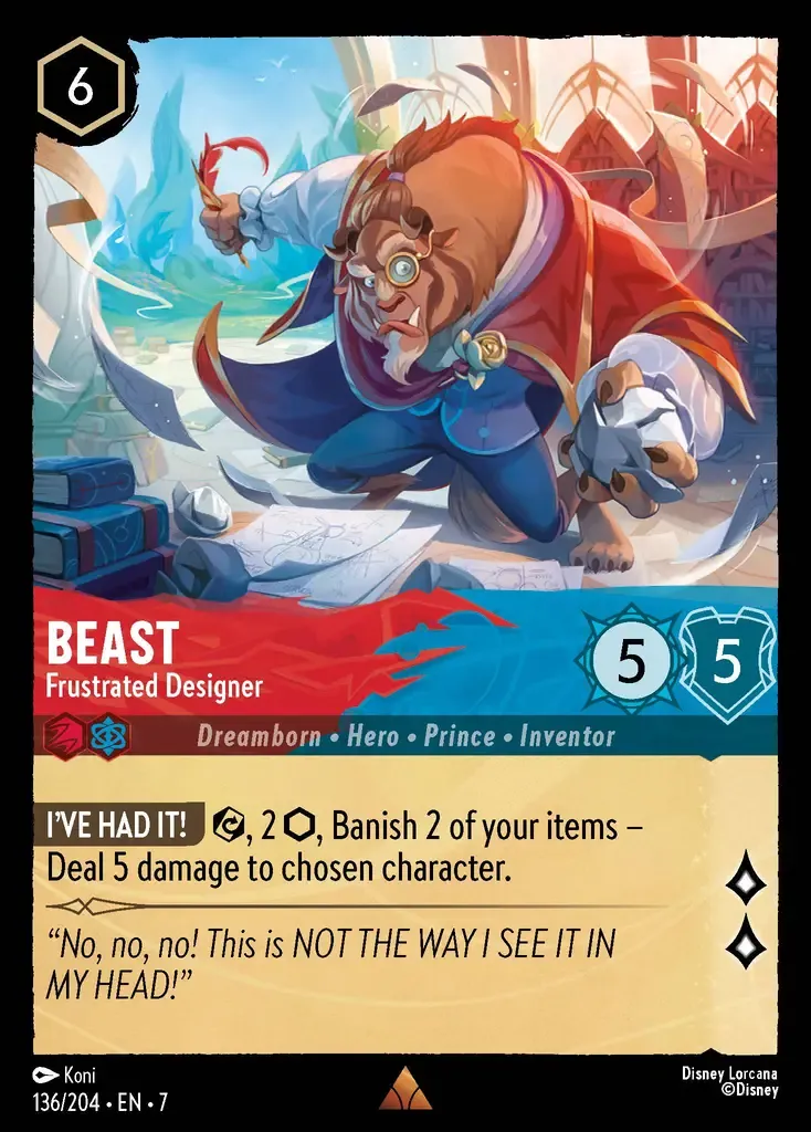 Beast - Frustrated Designer · Archazia's Island 136/206