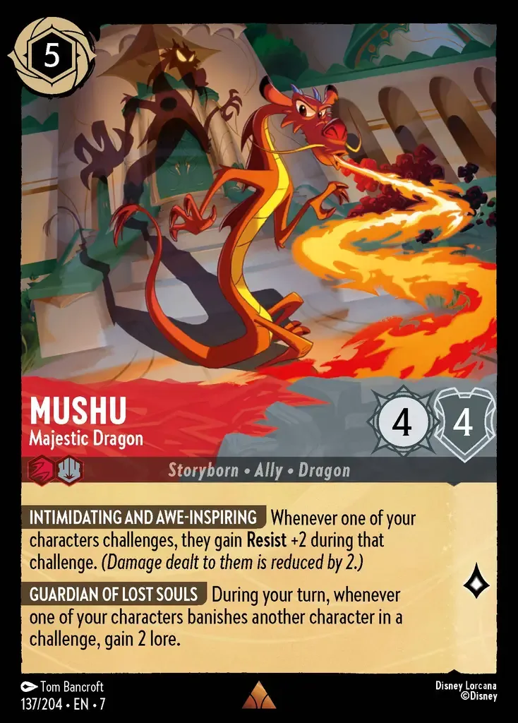 Mushu - Majestic Dragon · Archazia's Island 137/206