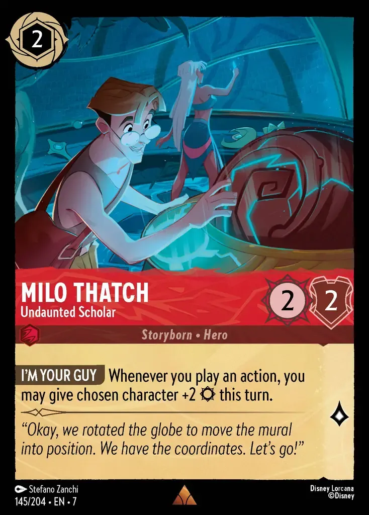 Milo Thatch - Undaunted Scholar · Archazia's Island 145/206
