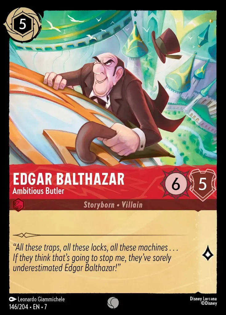 Edgar Balthazar - Ambitious Butler · Archazia's Island 146/206
