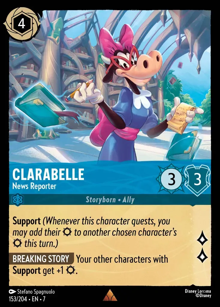 Clarabelle - News Reporter · Archazia's Island 153/206