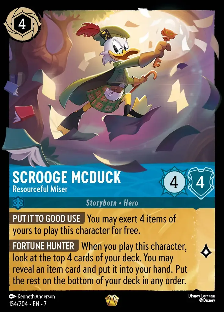 Scrooge Mcduck - Resourceful Miser · Archazia's Island 154/206