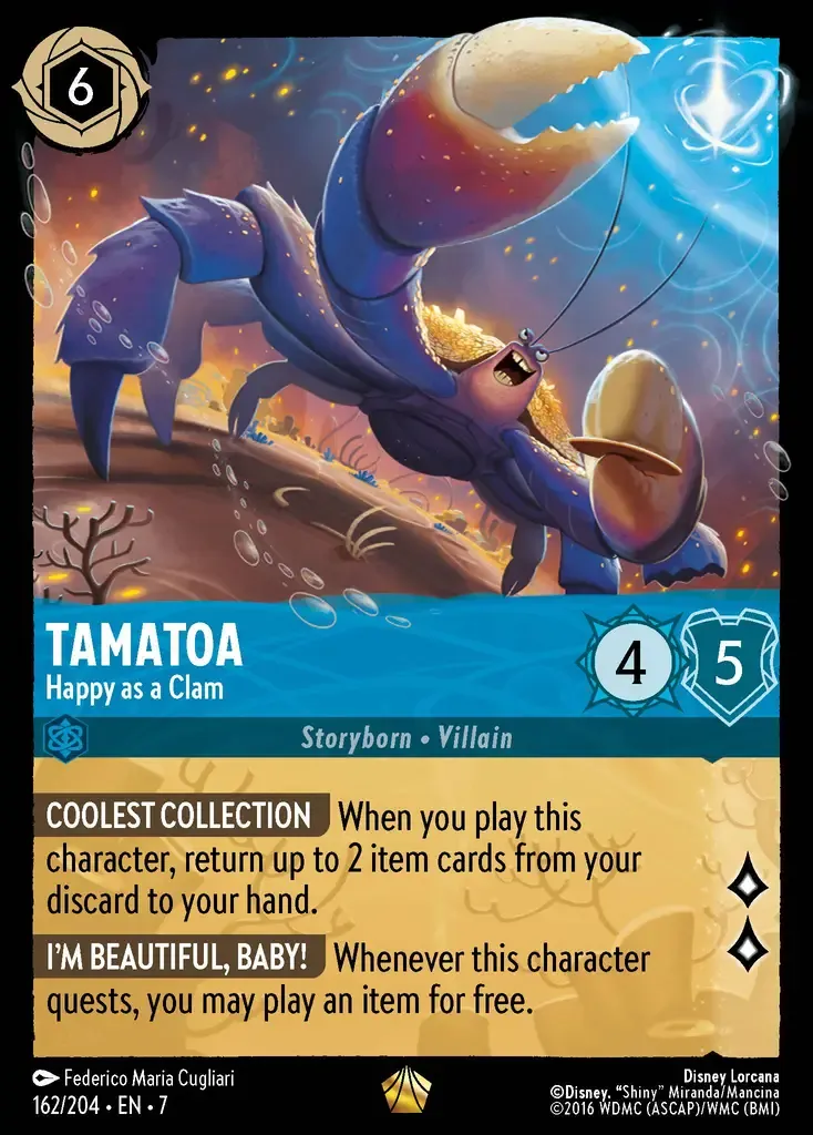 Tamatoa - Happy as a Clam · Archazia's Island 162/206