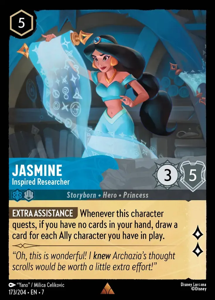 Jasmine - Inspired Researcher · Archazia's Island 173/206