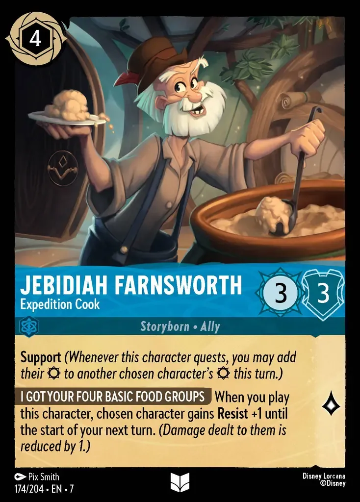 Jebidiah Farnsworth - Expedition Cook · Archazia's Island 174/206