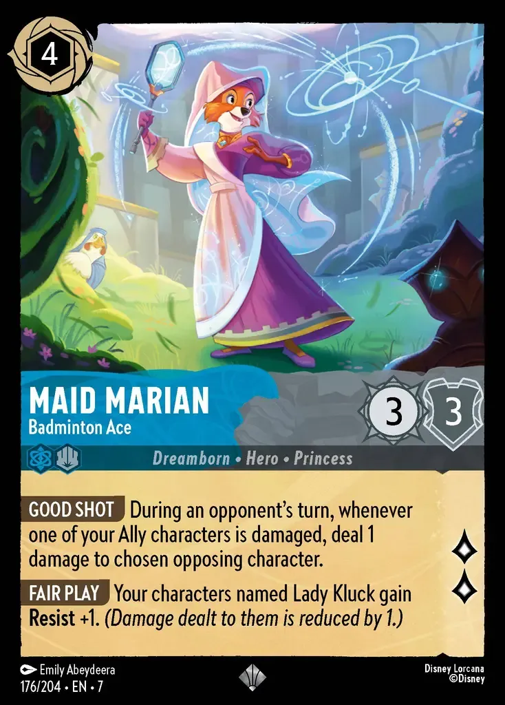 Maid Marian - Badminton Ace · Archazia's Island 176/206