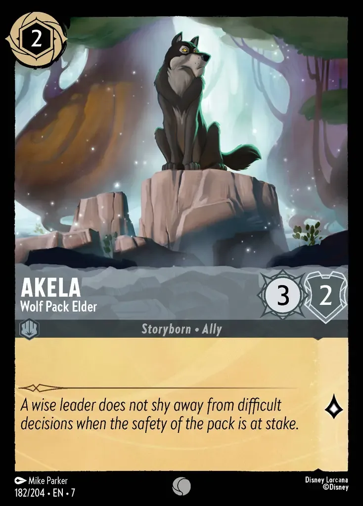 Akela - Wolf Pack Elder · Archazia's Island 182/206