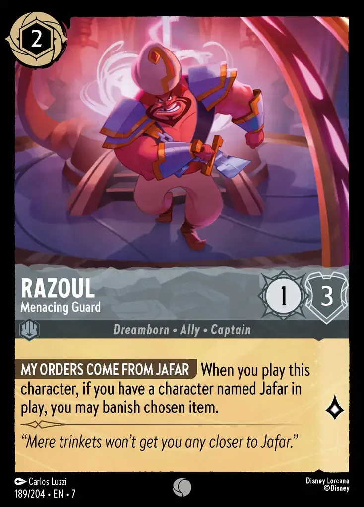 Razoul - Menacing Guard · Archazia's Island 189/206