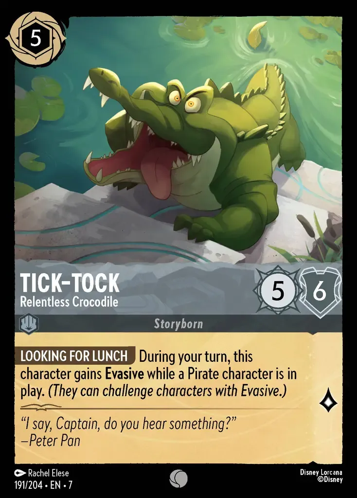Tick-Tock - Relentless Crocodile · Archazia's Island 191/206