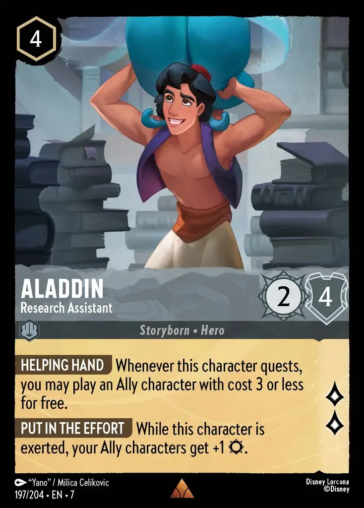 Aladdin - Research Assistant · Archazia's Island 197/206