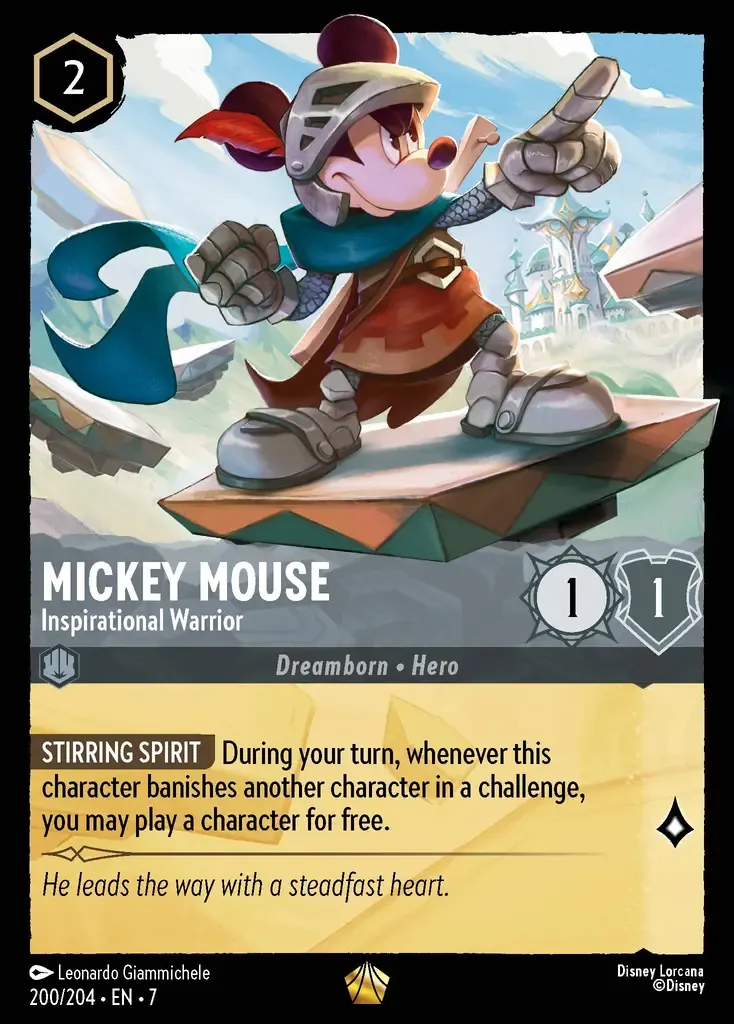 Mickey Mouse - Inspirational Warrior · Archazia's Island 200/206