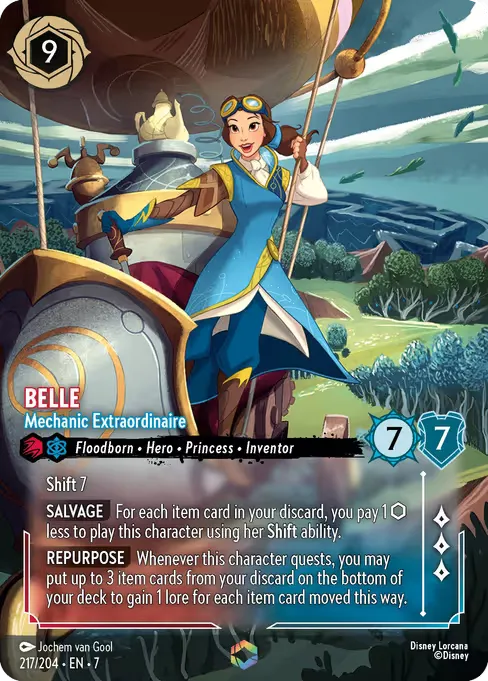 Belle - Mechanic Extraordinaire · Archazia's Island 217/206