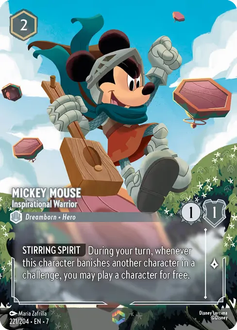 Mickey Mouse - Inspirational Warrior · Archazia's Island 221/206