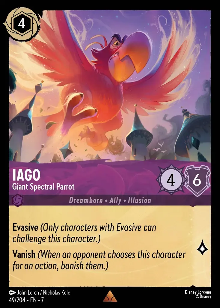 Iago - Giant Spectral Parrot · Archazia's Island 49/206