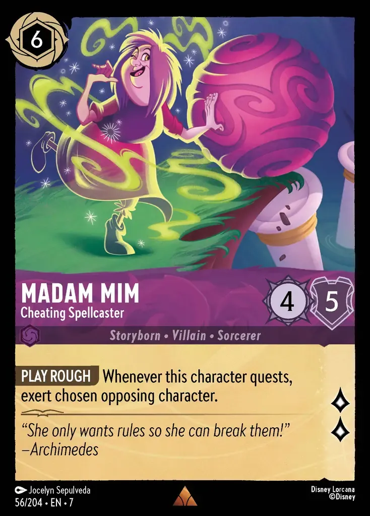 Madam Mim - Cheating Spellcaster · Archazia's Island 56/206