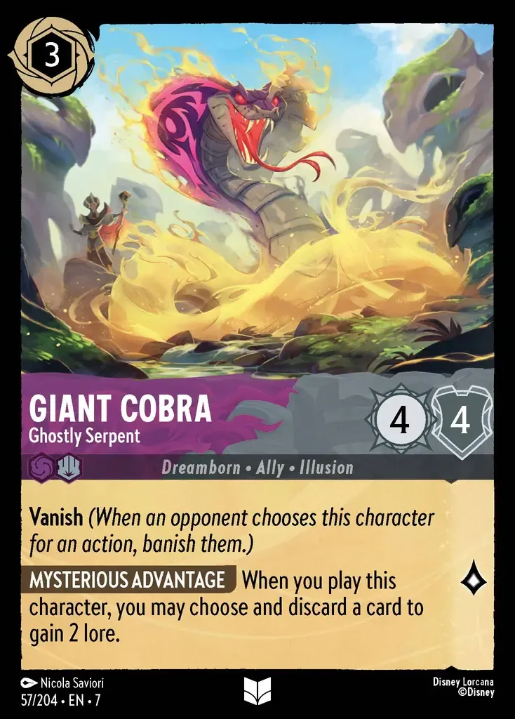 Giant Cobra - Ghostly Serpent · Archazia's Island 57/206