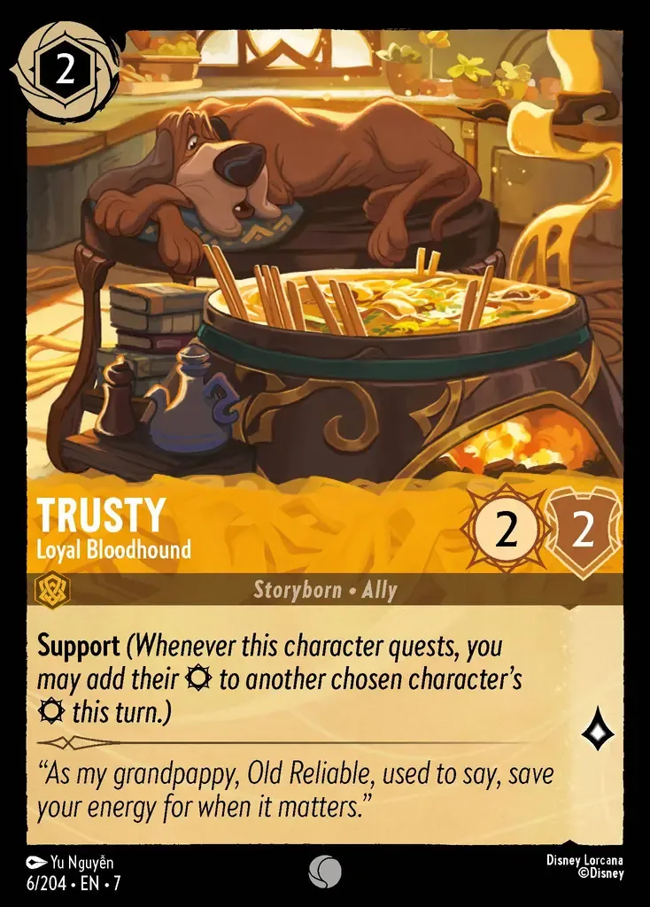 Trusty - Loyal Bloodhound · Archazia's Island 6/206