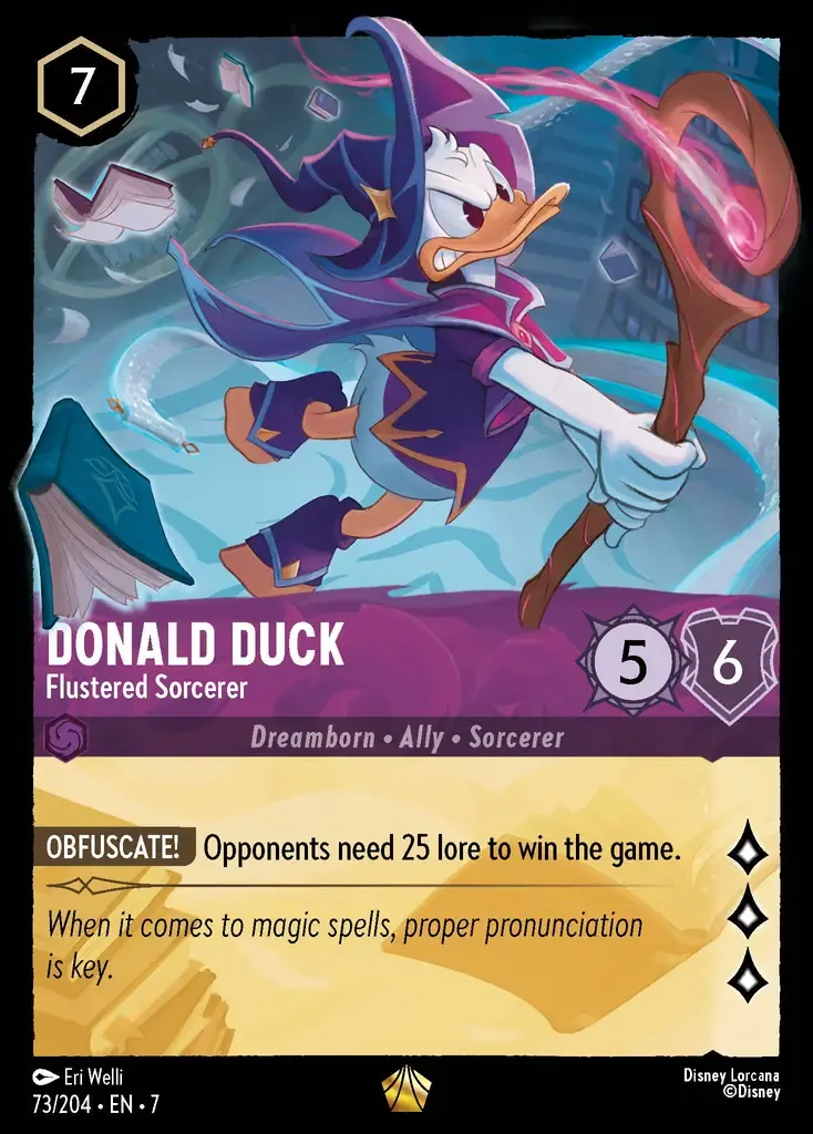 Donald Duck - Flustered Sorcerer · Archazia's Island 73/206