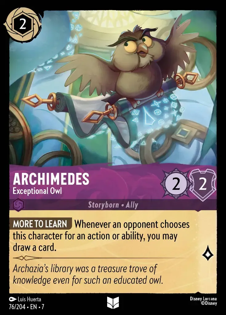 Archimedes - Exceptional Owl · Archazia's Island 76/206