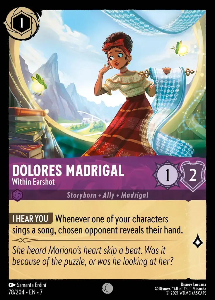 Dolores Madrigal - Within Earshot · Archazia's Island 78/206