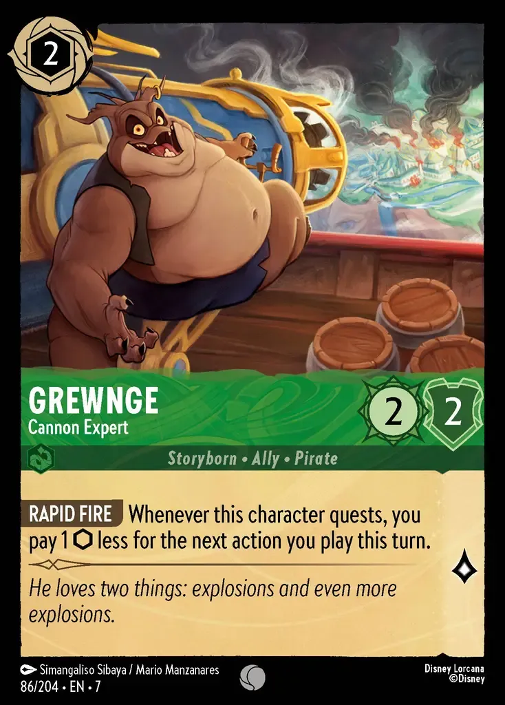 Grewnge - Cannon Expert · Archazia's Island 86/206