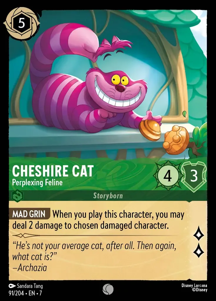Cheshire Cat - Perplexing Feline · Archazia's Island 91/206